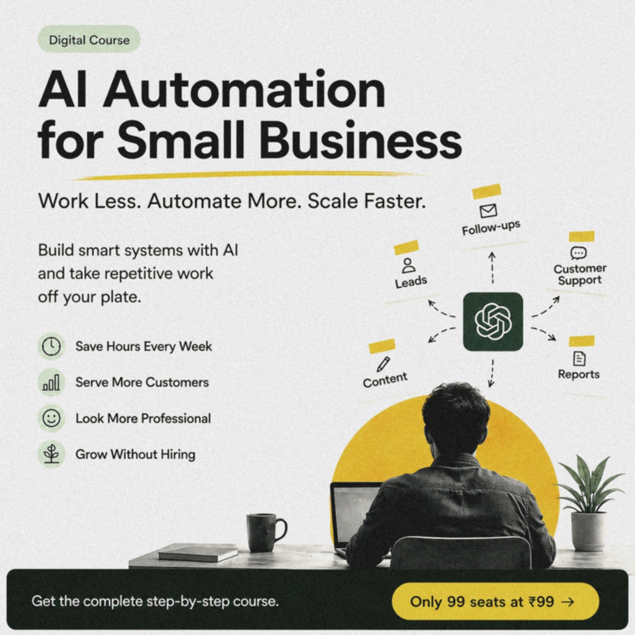 AI Automation for Small Business — ₹99
