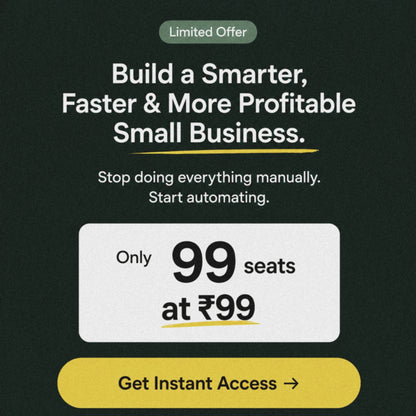 AI Automation for Small Business — ₹99